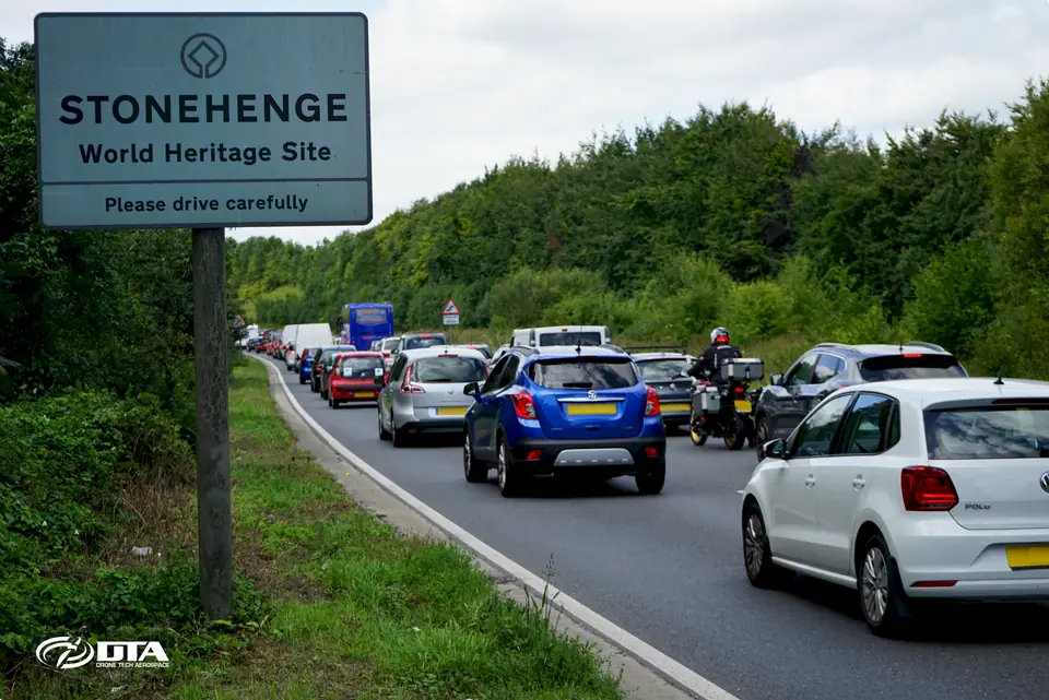 Highways traffic monitoring using aerial drones and elevated masts, Salisbury