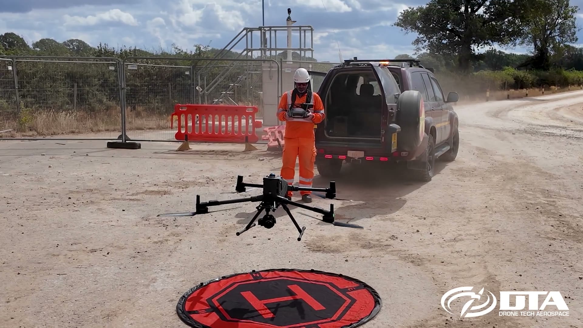 Poster frame for the video: DTA drone topographical survey promo (2026)